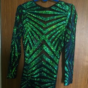 A see thru dress